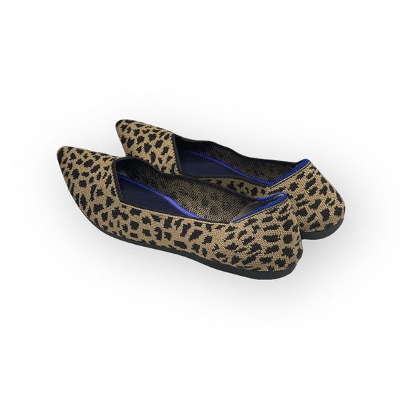 VHTF: Rothy’s ➤ The Point Ballet Ballerina Flat ➤ Spotted Cheetah ➤ 7.5M Retired - Picture 6 of 16